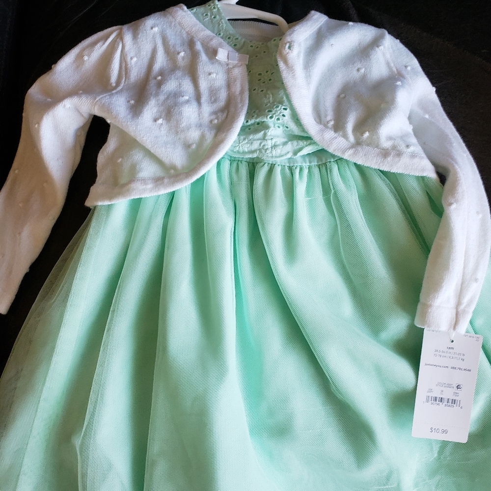 12m Dress with cardigan